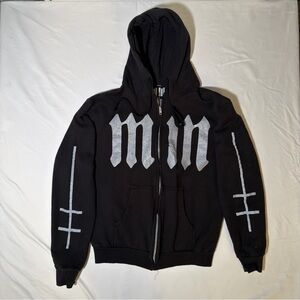 Marilyn Manson official concert full-zip band hoodie
